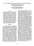 Cover page: Structural Alignment in Relational Interperations of Conceptual Combinations