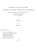 Cover page: Global Existence of Solutions to Semilinear Klein-Gordon Equations