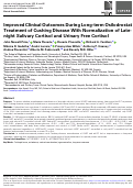 Cover page: Improved Clinical Outcomes During Long-term Osilodrostat Treatment of Cushing Disease With Normalization of Late-night Salivary Cortisol and Urinary Free Cortisol.