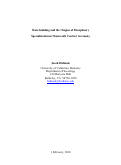 Cover page: State-building and the Origins of Disciplinary Specialization in Nineteenth Century Germany