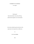 Cover page: Worlds Apart? International Students, Source-Based Writing, and Faculty Development Across the Curriculum