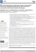 Cover page: HIV and Schistosoma Co-Exposure Leads to Exacerbated Pulmonary Endothelial Remodeling and Dysfunction Associated with Altered Cytokine Landscape