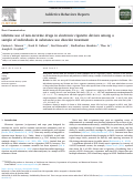 Cover page: Lifetime use of non-nicotine drugs in electronic cigarette devices among a sample of individuals in substance use disorder treatment