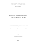 Cover page: Volcanic Poetics: Revolutionary Myth and Affect in Managua and the Mission, 1961-2007