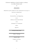 Cover page: Predictive simulation of grain boundary evolution on a finite element mesh