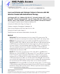 Cover page: Low-level viremia and virologic failure in persons with HIV infection treated with antiretroviral therapy.