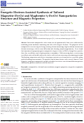 Cover page: Energetic Electron-Assisted Synthesis of Tailored Magnetite (Fe3O4) and Maghemite (γ−Fe2O3) Nanoparticles: Structure and Magnetic Properties