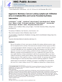 Cover page: Aggressive Mammary Cancers Lacking Lymphocytic Infiltration Arise in Irradiated Mice and Can Be Prevented by Dietary Intervention