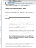 Cover page: Hepatitis C Virus Infection in the Older Patient