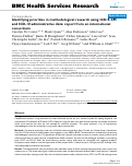 Cover page: Identifying priorities in methodological research using ICD-9-CM and ICD-10 administrative data: report from an international consortium