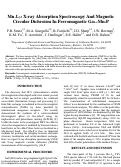 Cover page: Mn l3,2 x-ray absorption spectroscopy and magnetic circular dichroism in ferromagnetic 
ga1-xmnxp