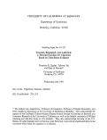 Cover page: Taxation, Regulation, and Addiction: A Demand Function for Cigarettes Based on Time-Series Evidence