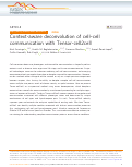 Cover page: Context-aware deconvolution of cell–cell communication with Tensor-cell2cell