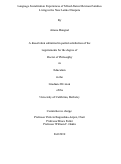 Cover page: Language Socialization Experiences of Mixed-Status Mexican Families Living in the New Latino Diaspora