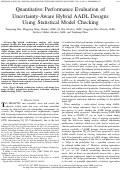 Cover page of Quantitative Performance Evaluation of Uncertainty-Aware Hybrid AADL Designs Using Statistical Model Checking