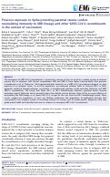 Cover page: Previous exposure to Spike-providing parental strains confers neutralizing immunity to XBB lineage and other SARS-CoV-2 recombinants in the context of vaccination