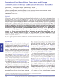 Cover page: Evolution of Sex-Biased Gene Expression and Dosage Compensation in the Eye and Brain of Heliconius Butterflies