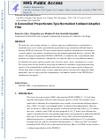 Cover page: A Generalized Proportionate-Type Normalized Subband Adaptive Filter