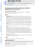 Cover page: The Amyloid Precursor Protein C99 Fragment Modulates Voltage-Gated Potassium Channels.