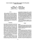 Cover page: Lexical Ambiguity and Context Effects in Spoken Word Recognition: Evidence from Chinese