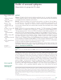 Cover page: Profile of neonatal epilepsies