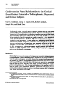 Cover page: Cardiovascular phase relationships to the cortical event-related potential of schizophrenic, depressed, and normal subjects