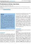 Cover page: Porokeratosis on the lip: A Case Series