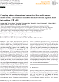 Cover page: Coupling a three-dimensional subsurface flow and transport model with a land surface model to simulate stream–aquifer–land interactions (CP v1.0)