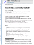 Cover page: Topical applications of an emollient reduce circulating pro-inflammatory cytokine levels in chronically aged humans: a pilot clinical study.