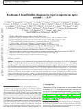 Cover page: Restframe I-band Hubble diagram for type Ia supernovae up to redshift z ~; 0.5