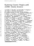 Cover page: Exploring cosmic origins with CORE: Cluster science