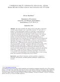 Cover page: Unobserved Ability, Comparative Advantage, and the Rising Return to Education in the United States 1979-2000