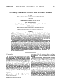 Cover page: Climate change and the middle atmosphere, part 1, the doubled CO<sub>2</sub> climate.