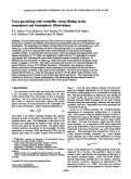 Cover page: Trace gas mixing ratio variability versus lifetime in the troposphere and stratosphere: Observations