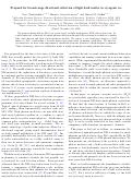 Cover page of Proposal for broad-range directional detection of light dark matter in cryogenic ice