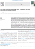 Cover page: Self-reported changes in cannabis vaping among US adolescents and young adults early in the COVID-19 pandemic