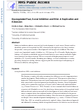 Cover page: Dysregulated Fear, Social Inhibition, and Respiratory Sinus Arrhythmia: A Replication and Extension