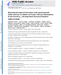 Cover page: Measuring the impact of burn injury on the parent-reported health outcomes of children 1-to-5 years: Item pool development for the Preschool<sub>1-5</sub> Life Impact Burn Recovery Evaluation (LIBRE) Profile.