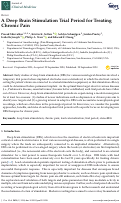 Cover page: A Deep Brain Stimulation Trial Period for Treating Chronic Pain