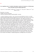 Cover page: Low acquisition rates of ‘Candidatus Liberibacter asiaticus’ by Diaphorina citri Kuwayama from citrus plants exposed to high temperatures