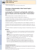 Cover page: Phenotypes of hypofrontality in older female fragile X premutation carriers