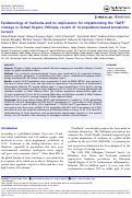 Cover page: Epidemiology of trachoma and its implications for implementing the “SAFE” strategy in Somali Region, Ethiopia: results of 14 population-based prevalence surveys