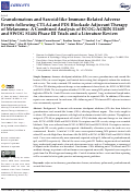 Cover page: Granulomatous and Sarcoid-like Immune-Related Adverse Events following CTLA4 and PD1 Blockade Adjuvant Therapy of Melanoma: A Combined Analysis of ECOG-ACRIN E1609 and SWOG S1404 Phase III Trials and a Literature Review