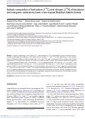 Cover page: Isotopic composition of leaf carbon (δ13C) and nitrogen (δ15N) of deciduous and evergreen understorey trees in two tropical Brazilian Atlantic forests