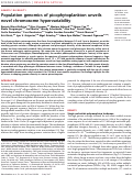 Cover page: Population genomics of picophytoplankton unveils novel chromosome hypervariability