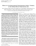 Cover page: Effects of a 3β-Hydroxysteroid Dehydrogenase Inhibitor, Trilostane, on the Fathead Minnow Reproductive Axis