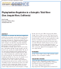 Cover page: Phytoplankton Regulation in a Eutrophic Tidal River (San Joaquin River, California)