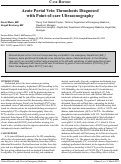 Cover page: Acute Portal Vein Thrombosis Diagnosed with Point-of-care Ultrasonography