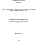 Cover page: Connections through cannabis: Assessing cannabis behaviors and their association with the COVID-19 pandemic and related state policy