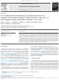 Cover page: Use of platinum-based chemotherapy and pembrolizumab to treat squamous cell carcinoma arising in a mature teratoma of the ovary in a pre-menopausal woman with negative response: A case report.